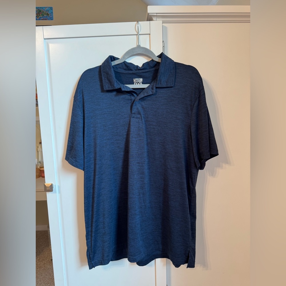32 Degree Cool Men’s Dark Blue Polo Shirt